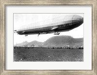 Framed Zeppelin Airship LZ 11 Viktoria Luise on May 5, 1912 in Marburg