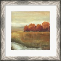 Framed Orange Treescape II