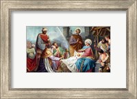 Framed Adoration of the Shepherds and the Magi