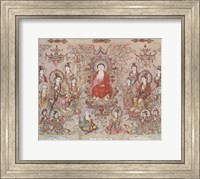 Framed Chang Sheng Wen Buddha