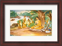 Framed Ascetic Bodhisatta Gotama with the Group of Five