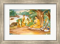 Framed Ascetic Bodhisatta Gotama with the Group of Five