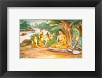 Framed Ascetic Bodhisatta Gotama with the Group of Five