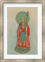 Framed Buddha Standing on a Lotus
