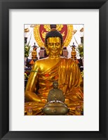 Framed Statue of Buddha in a Temple, Long Son Pagoda, Nha Trang, Vietnam