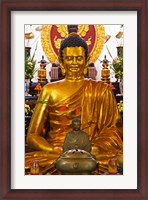 Framed Statue of Buddha in a Temple, Long Son Pagoda, Nha Trang, Vietnam