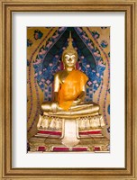 Framed Statue of Buddha in a temple, Wat Arun, Bangkok, Thailand