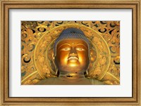 Framed Buddha Byodo-in Temple Oahu, Hawaii, USA