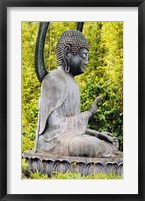 Framed USA, California, San Francisco, Golden Gate Park, Buddha Statue