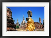 Framed Buddha at a temple, Wat Phra Si Sanphet, Ayutthaya, Thailand