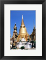 Framed Stupas at theTemple of the Emerald Buddha, Bangkok, Thailand