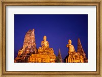 Framed Buddha at a Temple,  Ayutthaya Historical Park, Thailand