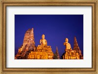 Framed Buddha at a Temple,  Ayutthaya Historical Park, Thailand