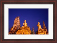 Framed Buddha at a Temple,  Ayutthaya Historical Park, Thailand