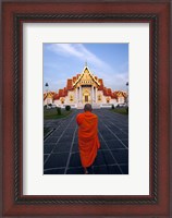 Framed Buddhist Monk at a Temple