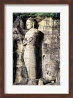Framed Statues of Buddha carved in rocks, Gal Vihara, Polonnaruwa, Sri Lanka