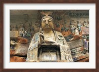 Framed Buddhist Cliff Sculptures, Dazu, China