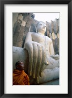 Framed Close-up of the Seated Buddha, Wat Si Chum, Sukhothai, Thailand