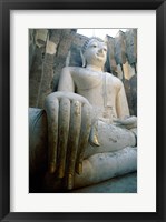 Seated Buddha, Wat Si Chum, Sukhothai, Thailand Framed Print