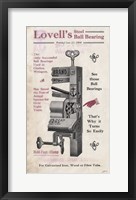 Framed Lovell's Clothes Wringer