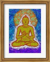 Framed Zen Gogh Buddha