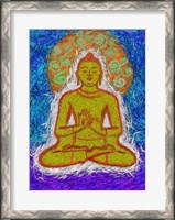Framed Zen Gogh Buddha