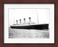 Framed Titanic B&W