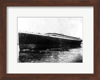 Framed Titanic photograph