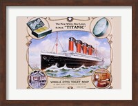 Framed R.M.S. Titanic
