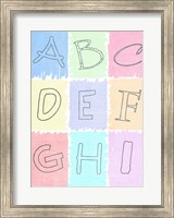 Framed Alphabet I