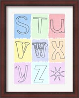 Framed Alphabet III