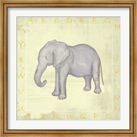 Framed Elephant Alphabet