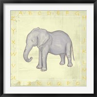 Framed Elephant Alphabet