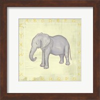 Framed Elephant Alphabet