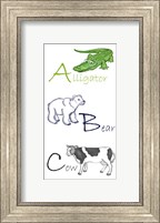 Framed ABC Animals