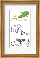 Framed ABC Animals