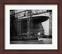 Framed Titanic Constructed at the Harland and Wolff Shipyard in Belfast Photo