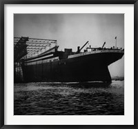 Framed Titanic Constructed at the Harland and Wolff Shipyard in Belfast