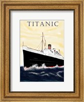 Framed Titanic Poster