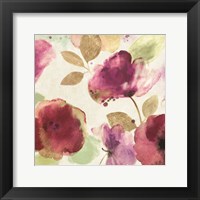 Framed Watercolour Florals I