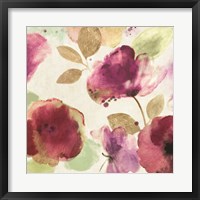 Framed Watercolour Florals I