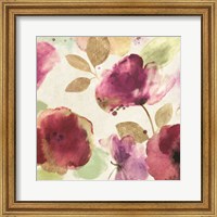 Framed Watercolour Florals I