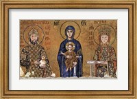 Framed Virgin and rulers