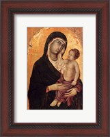 Framed Virgin and Child portrait