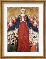 Framed Madonna with angels