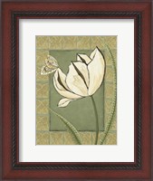 Framed Ivory Tulip II