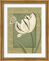 Framed Ivory Tulip II
