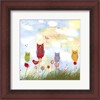 Framed Owl Land