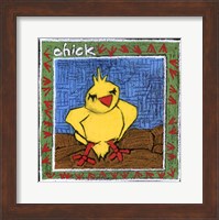 Framed Whimsical Chick