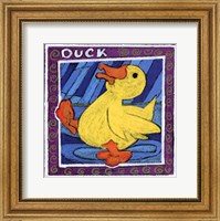 Framed Whimsical Duck